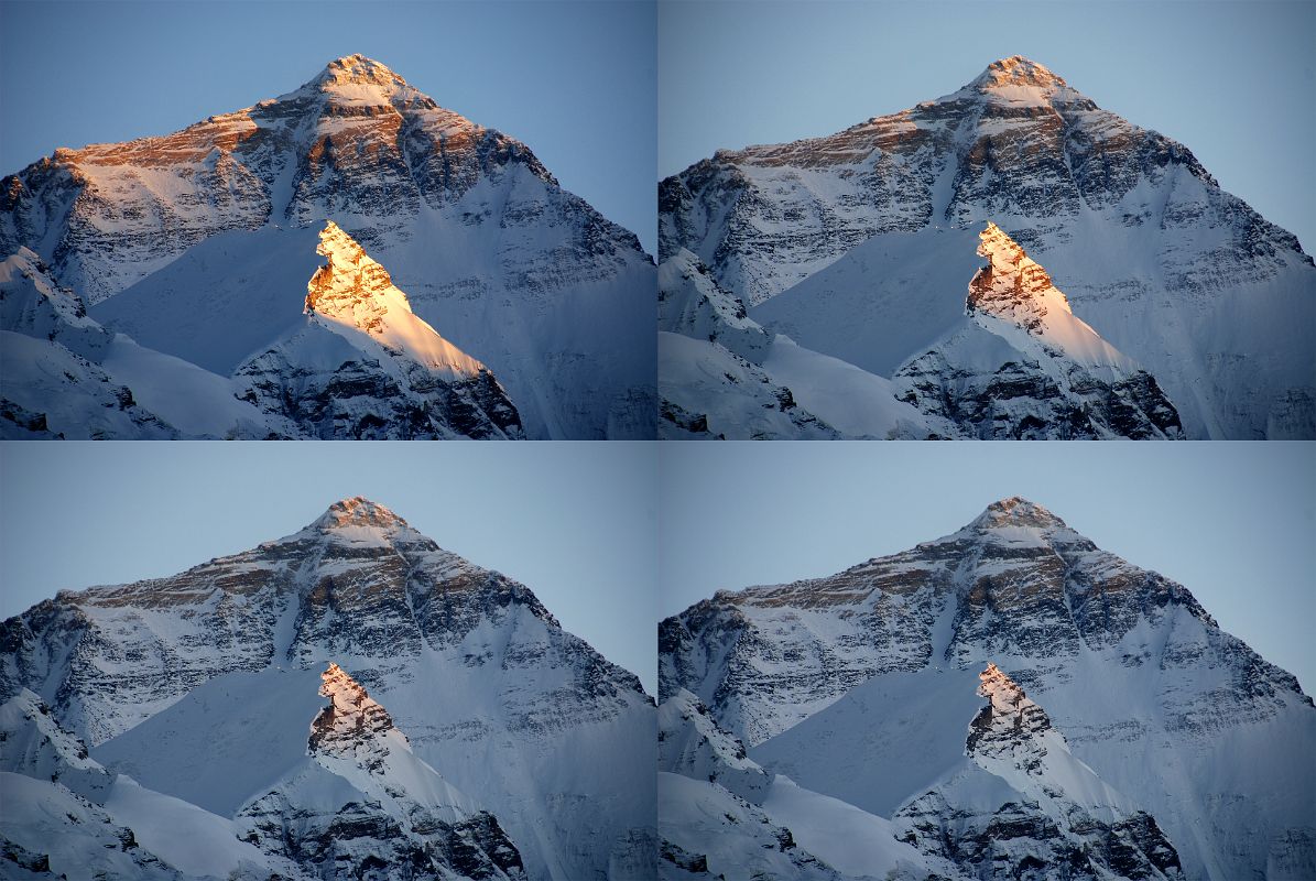 35 Mount Everest North Face From Rongbuk At End Of Sunset